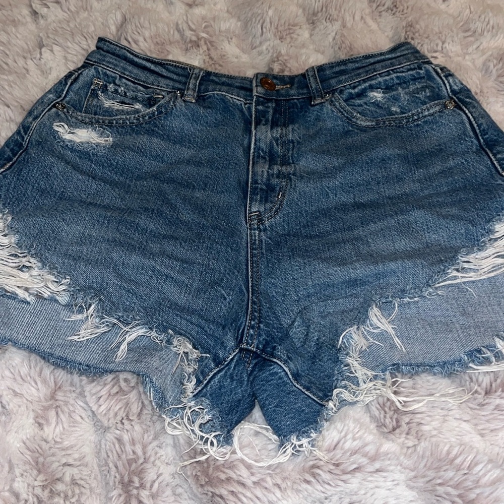 American Eagle High Rise Jean Shorts